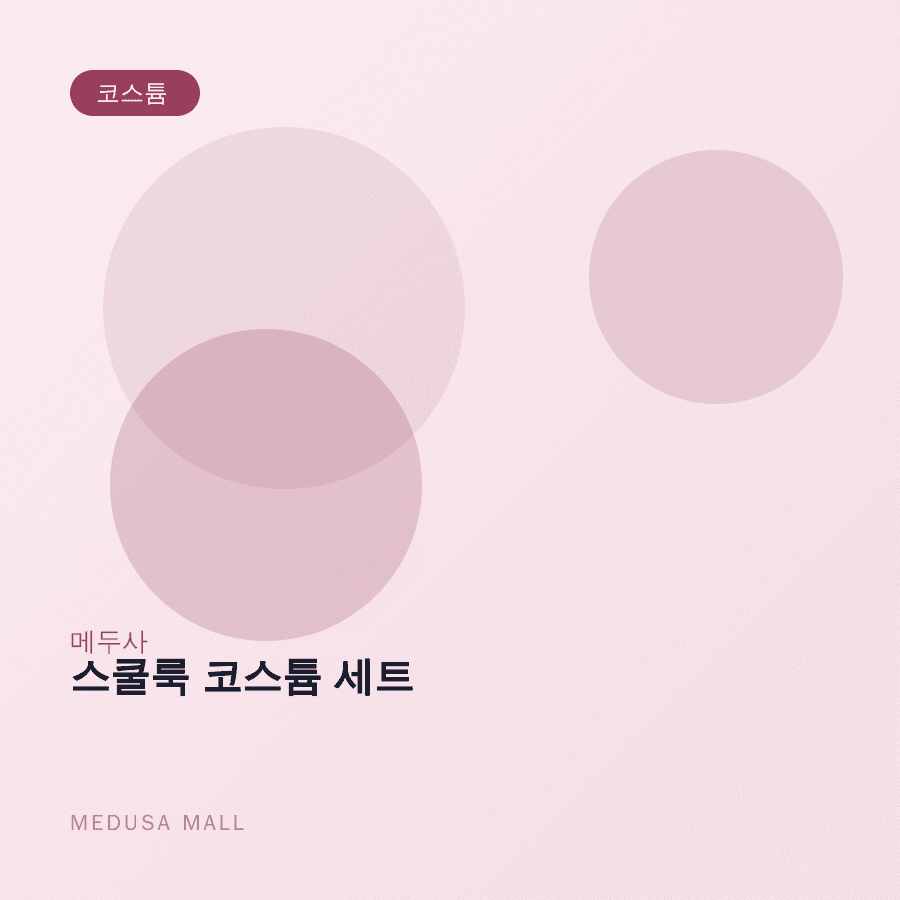 스쿨룩 코스튬 세트 이미지